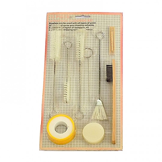 Kit spazzolini completo indispensabile per la pulizia di aerografi HomeLADY'S LINE®